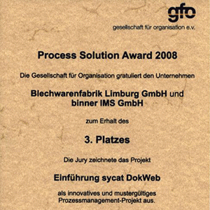 Process Solution Award 2008